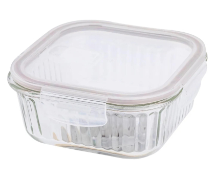 Pojemnik i worek próżniowy Altom Fresh Relief pojemnik z pok. kwadratowy 0,8l 16x16x7cm taupe